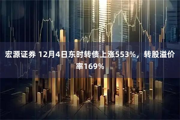 宏源证券 12月4日东时转债上涨553%，转股溢价率169%